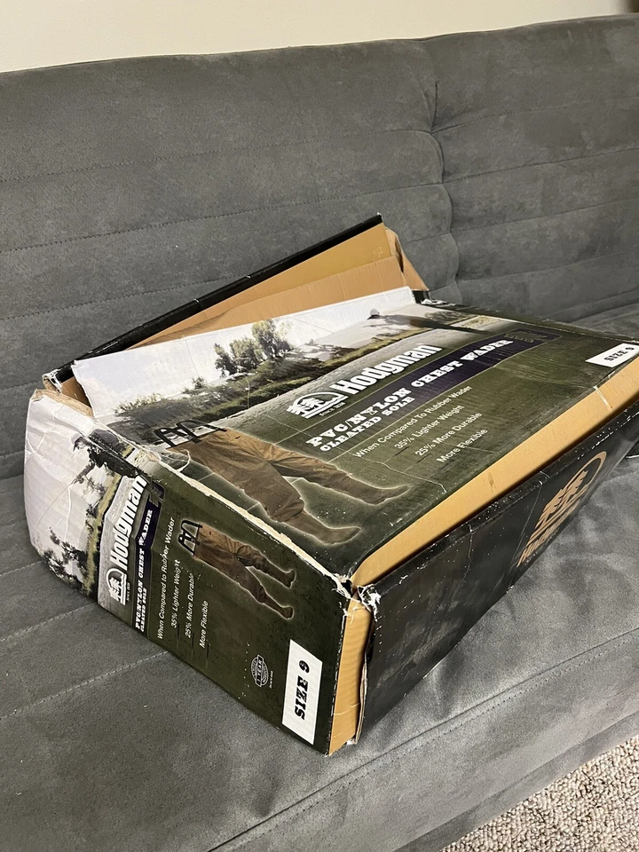 Hodgman PVC/Nylon chest Wader Cleated Sole Size 9 - Image 3 of 4