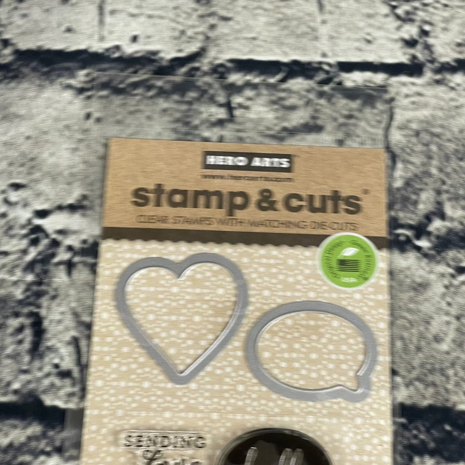 Estampillas y troqueles Hero Arts LINDOS SÍ SAN VALENTÍN SR. MRS. LOVE HELLO BLISS BODA LUV Foto 2 de 4
