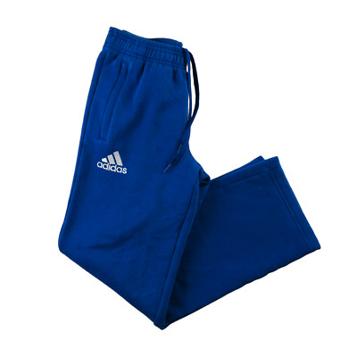 Adidas YOUTH Athletic Fleece Lined Sweat Pants Royal Blue | Small