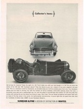1963 Sunbeam Alpine 1921 Sunbeam Vintage Print Ad