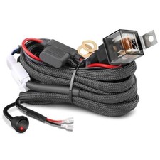 Wiring Harness Kit 10AWG 1 Lead, Nirider 12V Heavy Duty Rocker Switch 1-lead-10