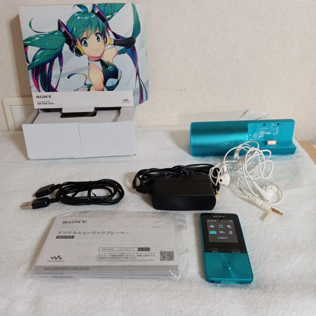 未使用】 SONY ウォークマン NW-S310K シリーズ 初音ミク デジタル