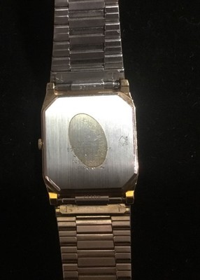 Vintage SEIKO 7430-5400 Mens Slim Quartz Galaxy Lacquer Dial Watch