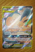 Pokemon Eevee E Snorlax GX 2019