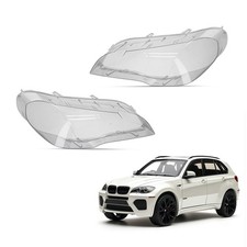 2x Klar Scheinwerferglas For BMW X5 E70 2007-2013 Links+ Recht  63117288997