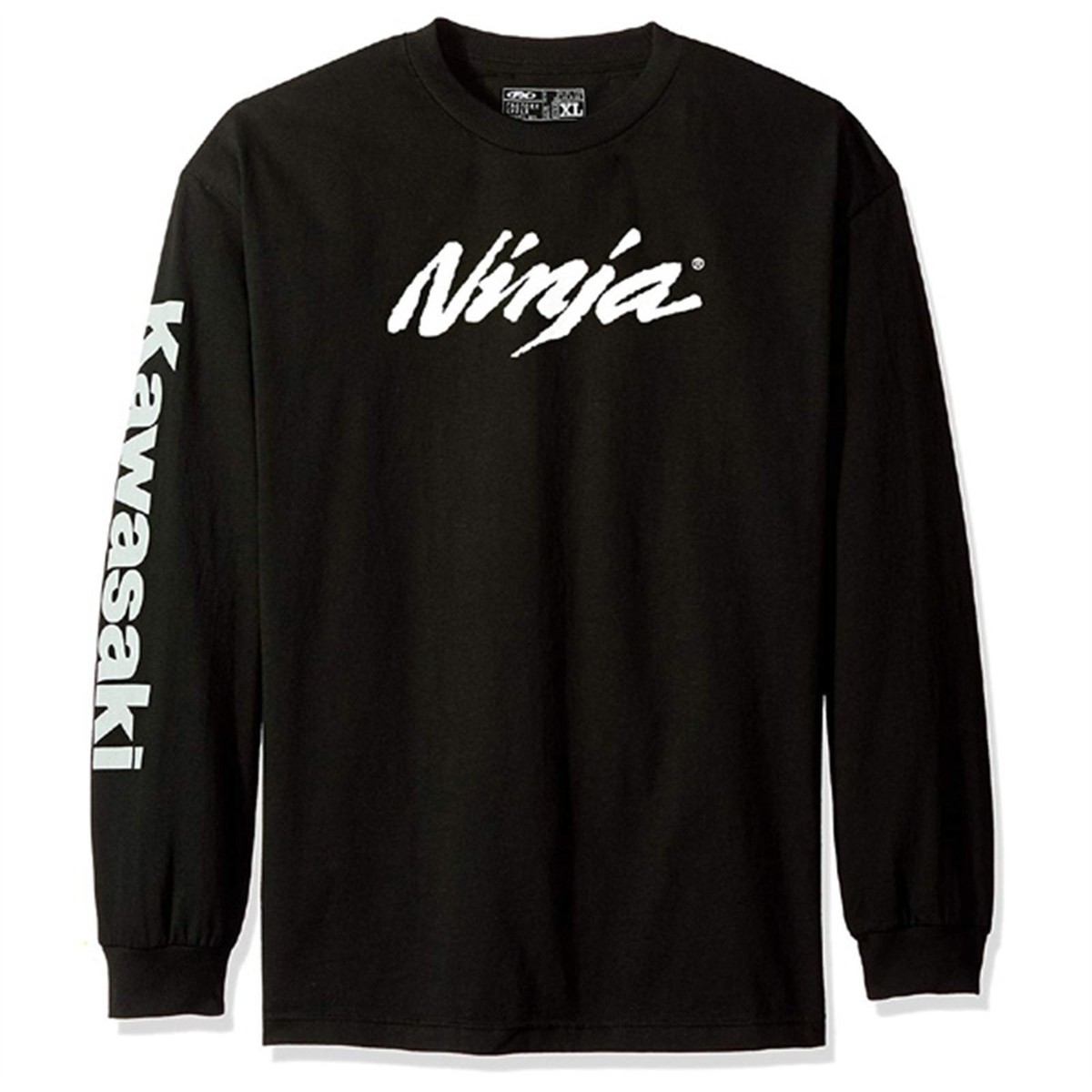 Factory Effex Kawasaki Long Sleeve Tee Shirt - Black - Large