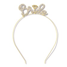 Beistle Rhinestone Bride Headband - Bachelorette Party Supply Decoration