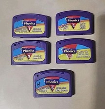 LeapFrog LeapPad Phonics Program Lot of 5 Cartridges 2002 Learning Educational