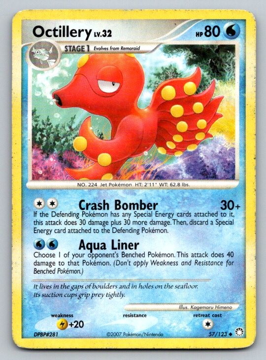 Octillery Mysterious Treasures 57/123 DMG