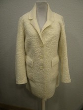 Marc Aurel Mantel Boucle Langarm Taschen  creme Gr.42 neuw. (M60-59)