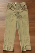 Vtg Boy Scouts Boys Cargo Pants Camping Hiking Uniform Olive Talon USA 26x25.5