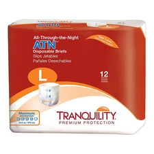 Tranquility ATN Incontinence Brief L Overnight 2186 42 12 Ct