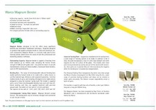Warco Magnum sheet metal folder bender 3mm thick up to 150mm wide