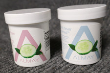 Pair Almay Longwear  Waterproof/Oil Free Eye Makeup Remover Pads 80 Count Each