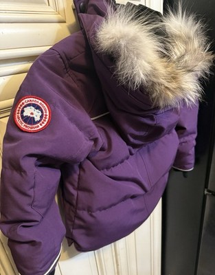 Toddler Girls Canada Goose Size 4-5 kids Jacket Coyote Fur jacket