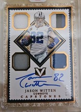 2017 Panini Vertex - Capstones Jason Witten #CP-WI Granite /25 (AU, MEM)