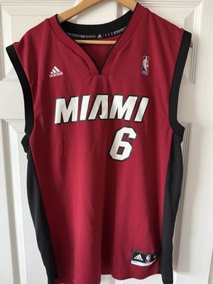 2012-13 NBA Miami Heat LeBron James #6 Shirt Trikot Größe Medium selten Trikot