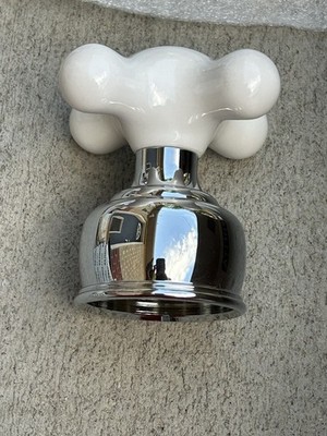 Delta H77 Chrome Porcelain Cross Handle - New In Open Box
