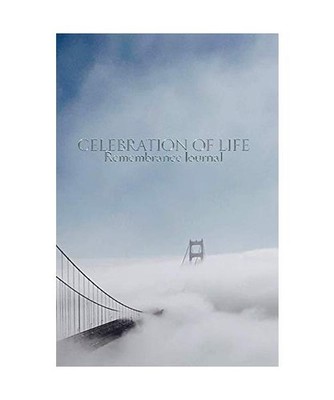 celebration of life Remembrance  blank page journal  golden gate Bridge San Fran