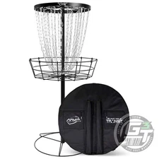 MVP Black Hole Lite 24-Chain Disc Golf Basket w/ Transit Bag