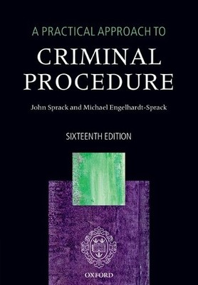 PRACTICAL APPROACH TO CRIMINAL PROCEDURE... by SPRACK, John Paperback / softback