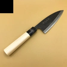 Japanese Small Deba Knife 4.7" 120mm Aogami Blue Super Carbon Steel/Single-bevel