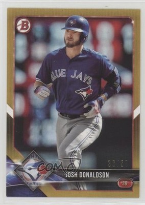 2018 Bowman Gold 36/50 Josh Donaldson #58 7m3