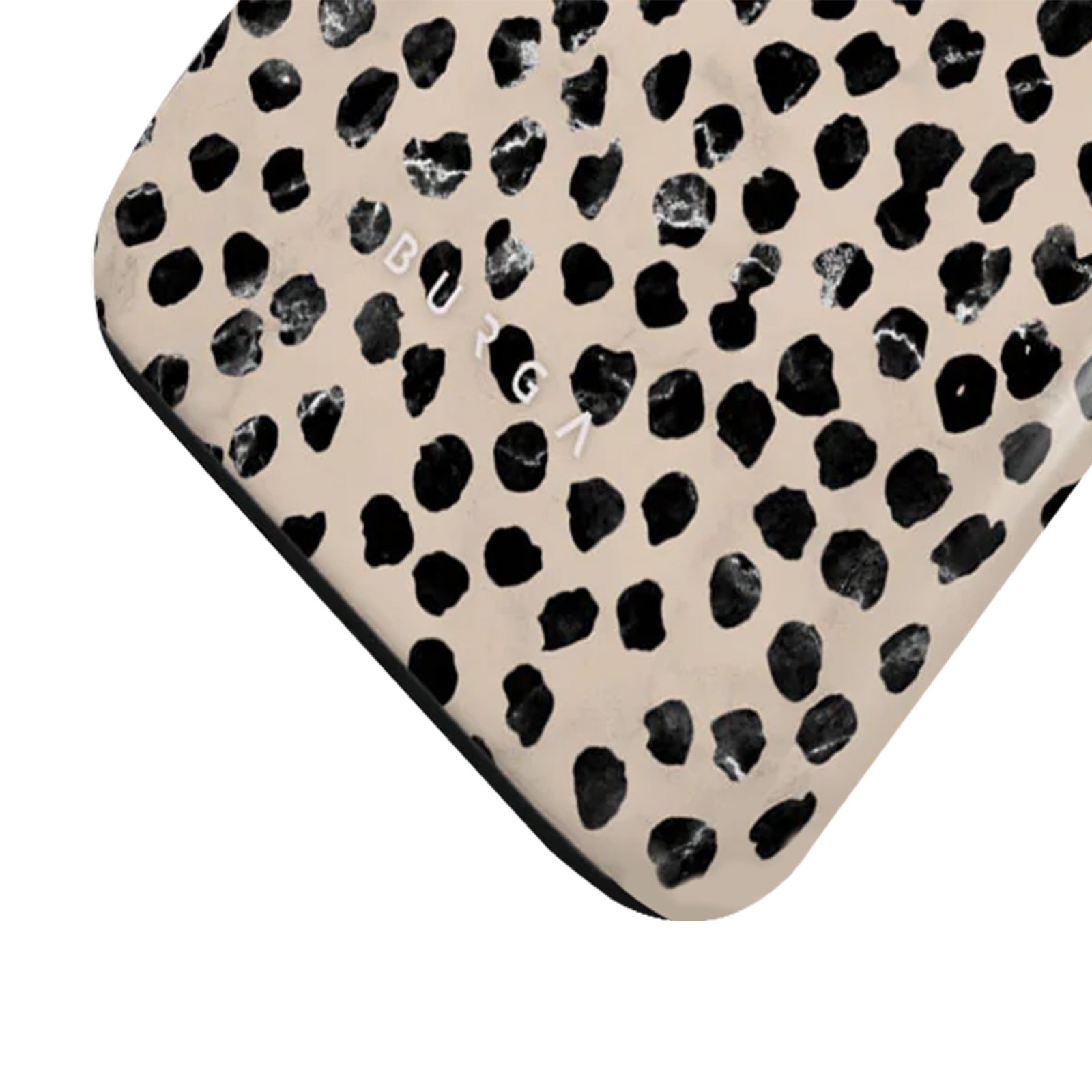 Coque iPhone 15 Pro Max Rigide Motif Café - Coque de Luxe Premium Beige - 4