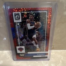 Panini 2022-23 Donruss Optic RJ Barrett #28 Red Sparkle Prizm Knicks NBA