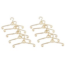 10 Pcs Miniature Doll Hangers Retro Clothes Rack Baby Tiny for Toys