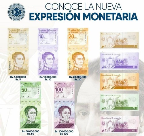Venezuela 100 Bolivar Digitales, 2021, P-119, UNC 100 Million Soberano X 50 PCS - Picture 4 of 4