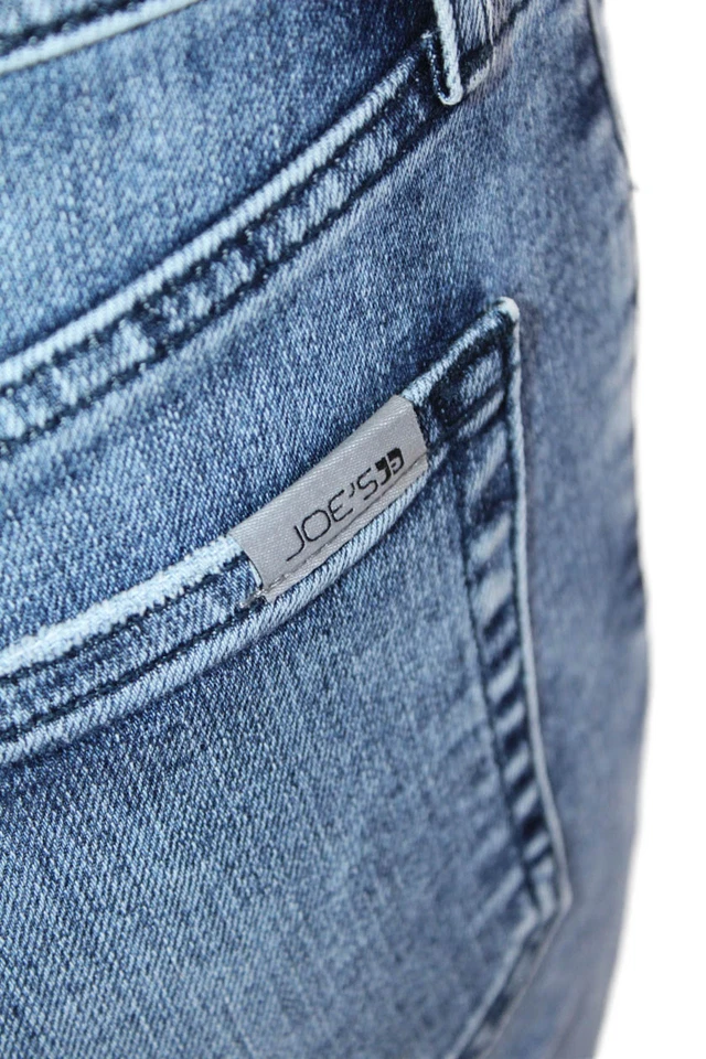 Pantalones de mezclilla Joes para mujer tiro alto pequeño pierna acampanada Milo azul algodón talla 24 Foto 4 de 4