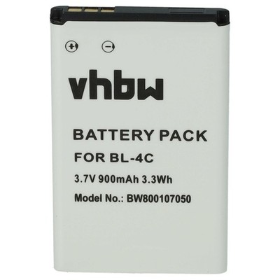 Akku für Olympia Bella BL-VA BL-OS4 Joy Plus Becco Viva BL-40 CARO WEISS 900mAh