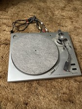 Vintage Rare Wood Grain SANYO TP 1010 TURNTABLE Belt Drive Pls read