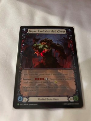 Fab Kayo Underhanded Cheat Promo Card Rainbow Foil Calling Sizuoka 2025