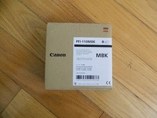 2026 GENUINE CANON PFI-110MBK Matte Black 160ml Ink Tank TX-2000/3000/4000 NEW