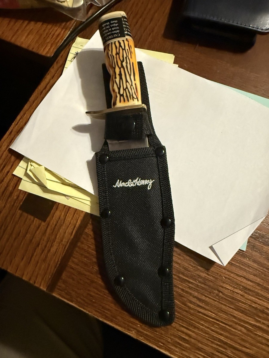 Schrade Uncle Henry Fixed Blade Knife W/Nylon Sheath 17-13S | eBay