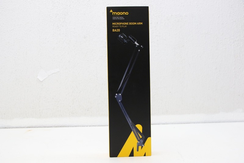 MAONO Boom Arm Microphone Stand: Adjustable Metal Suspension Mic Boom Arm