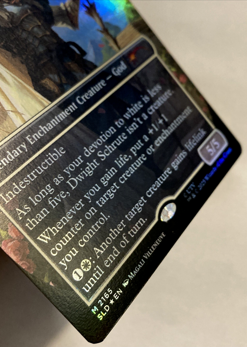 Dwight Schrute, Hay King ボーダーレスfoil英語SLD MTG Dwight Schrute, Hay King - Heliod, Sun-Crowned (Foil) Secret