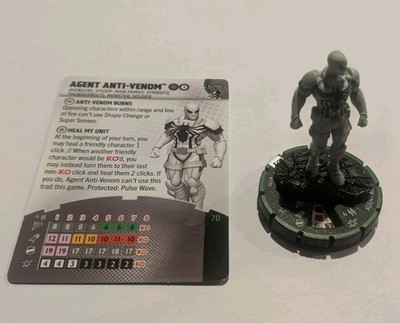 HEROCLIX Venom 029b AGENT ANTI-VENOM Rare PRIME IN HAND | eBay