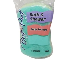 2003 Buf-Puf  Bath & Shower Body Sponge 3M 1-Pack NIP