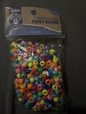 multicolored pony beads