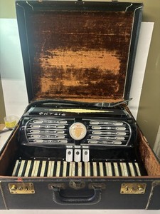 Titano Vintage Accordion Model Ideal Made in Italy with Case