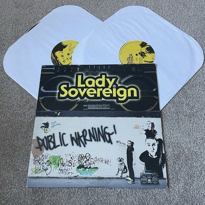 Lady Sovereign   Public Warning! Vinyl Record FIRST US Pressing 2006 9-5
