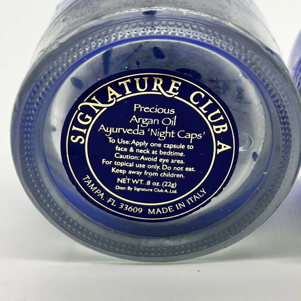 Signature Club A Precious Argon Oil Ayurveda Night Caps Skin Balancing 8 oz 22 g - Image 4 of 4