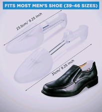 2PR Adjustable plastic Shoe Stretcher Shoe Expander Widener Plastic Steel Shaft