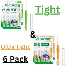 GUM Proxabrush Go-Betweens Tight & Ultra Tight Interdental Brushes, Choose pack