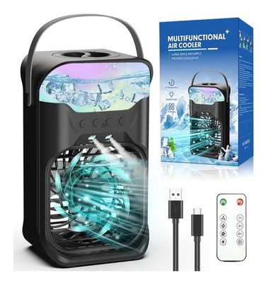 Multifunctional Air Cooler Large Space 3 Timing Levels 3 Modes 7W Portable Remot