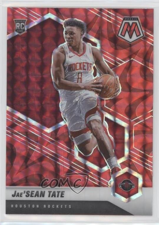 2020-21 Panini Mosaic Rookie Reactive Red Prizm Jae'Sean Tate #214 j8j
