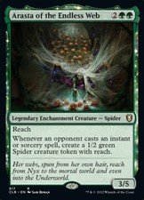 Mint/Near-Mint, English - 4 x MTG Arasta of the Endless Web Commander Legends: B